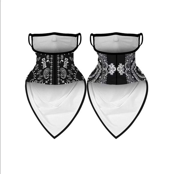 Bandana Face Mask with Ear Loops Neck Gaiter Face Scarf/Neck Cover/Face Cover - Picture 3 of 6